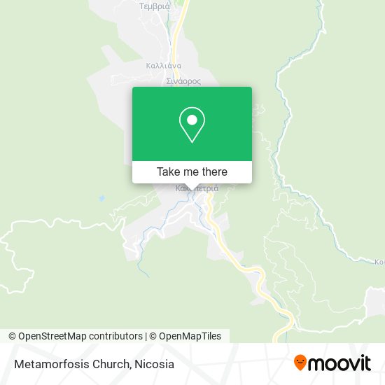 Metamorfosis Church map