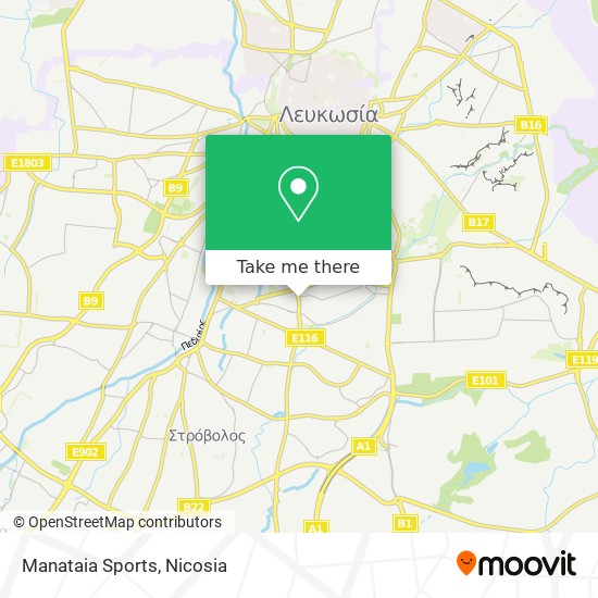 Manataia Sports map