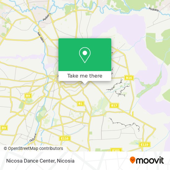 Nicosa Dance Center map
