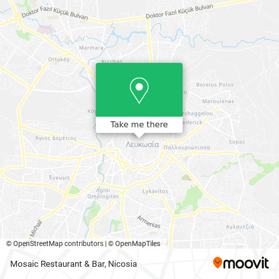 Mosaic Restaurant & Bar map