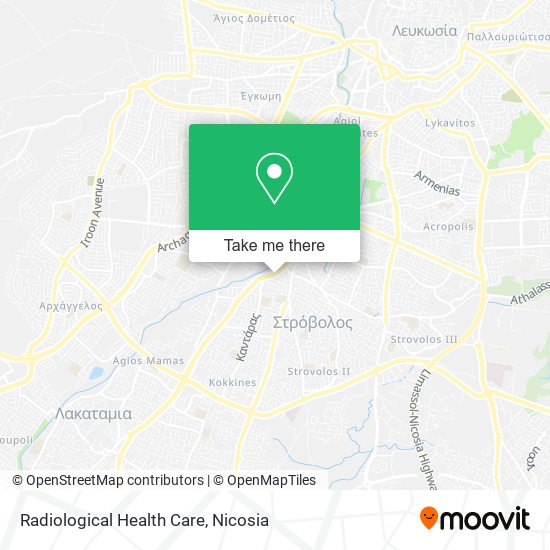 Radiological Health Care map