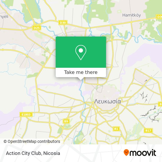 Action City Club map