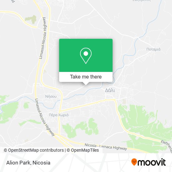 Alion Park map