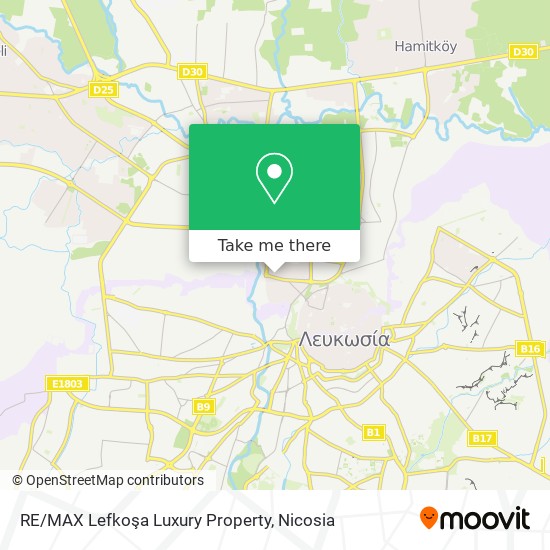 RE/MAX Lefkoşa Luxury Property map