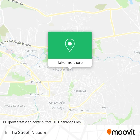 In The Street map