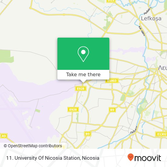 11. University Of Nicosia Station map