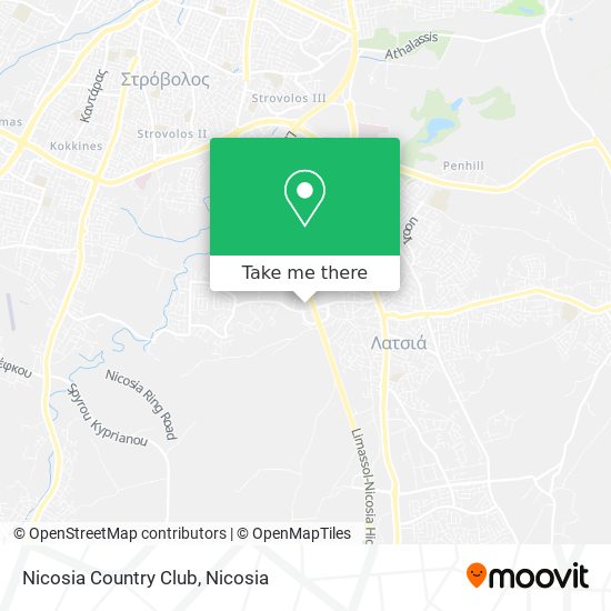 Nicosia Country Club map
