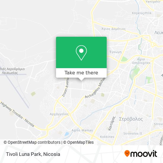 Tivoli Luna Park map
