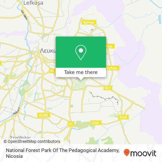 National Forest Park Of The Pedagogical Academy map