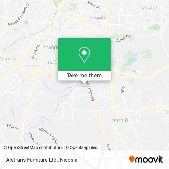 Aletraris Furniture Ltd. map