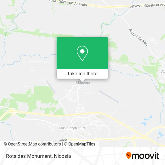 Rotsides Monument map