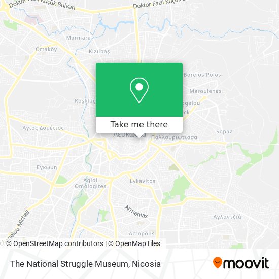 The National Struggle Museum map