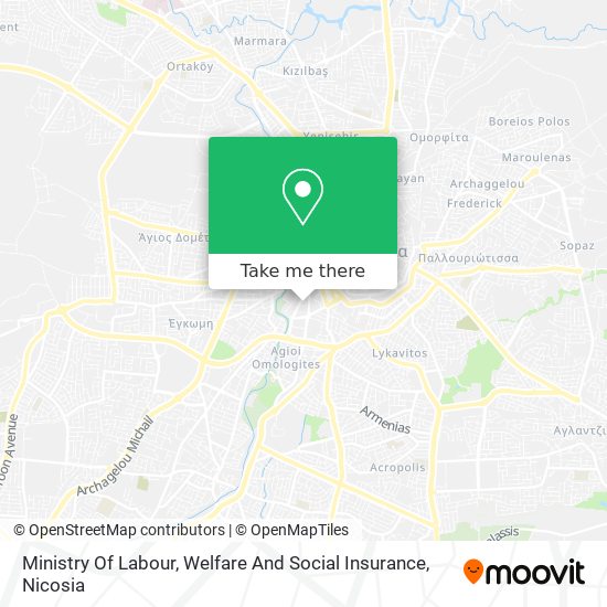 Ministry Of Labour, Welfare And Social Insurance map