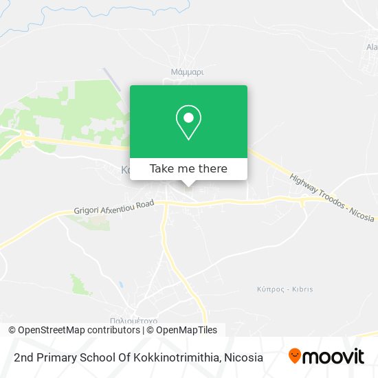 2nd Primary School Of Kokkinotrimithia map