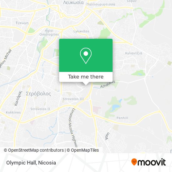 Olympic Hall map