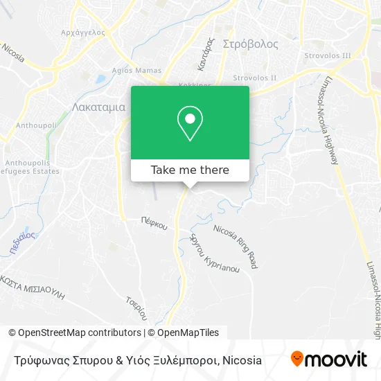 Τρύφωνας Σπυρου & Υιός Ξυλέμποροι map
