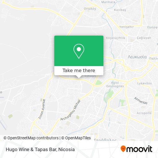 Hugo Wine & Tapas Bar map