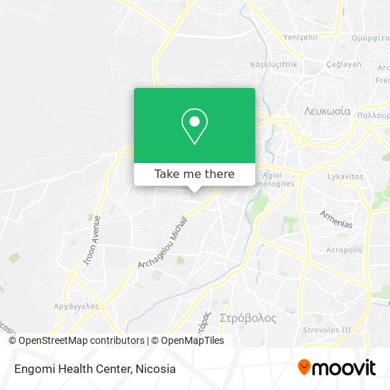 Engomi Health Center map