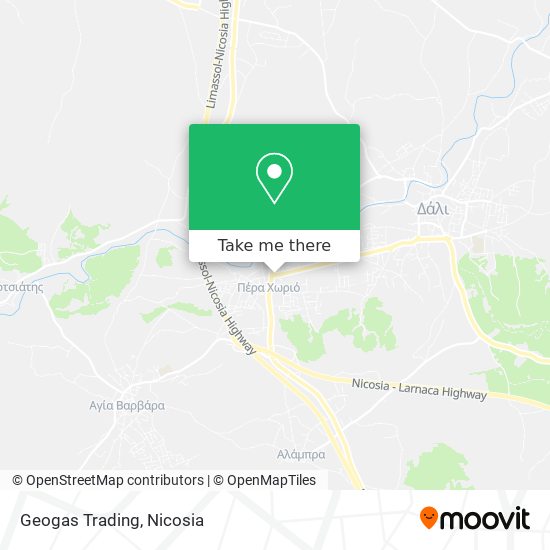 Geogas Trading map