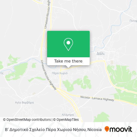 Β' Δημοτικό Σχολείο Πέρα Χωριού Νήσου map