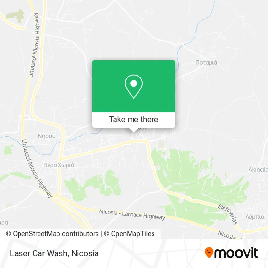 Laser Car Wash map