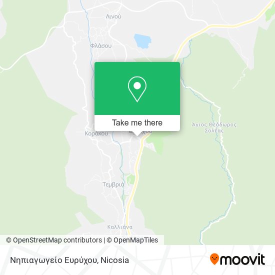Νηπιαγωγείο Ευρύχου map