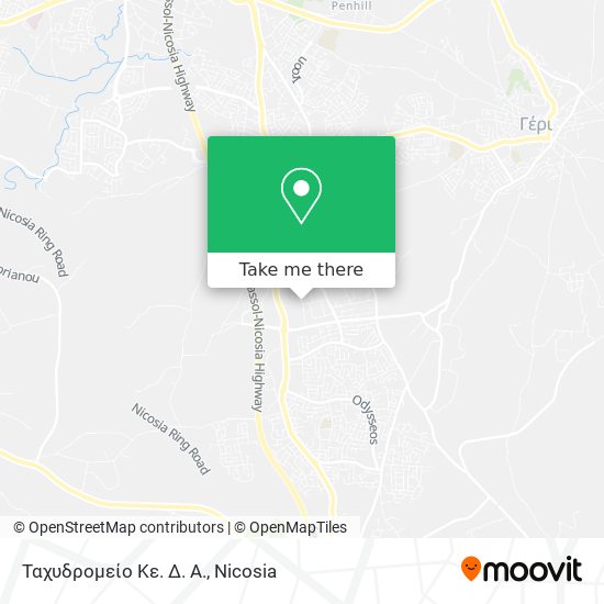 Ταχυδρομείο Κε. Δ. Α. map