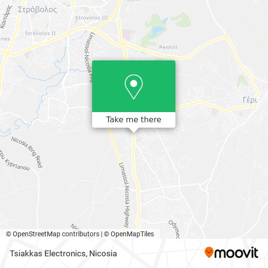 Tsiakkas Electronics map