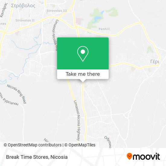 Break Time Stores map
