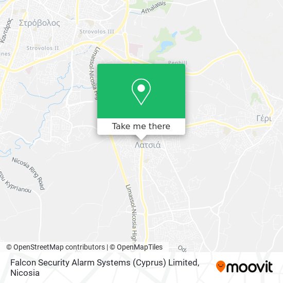 Falcon Security Alarm Systems (Cyprus) Limited map