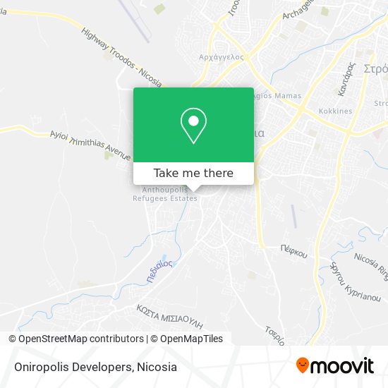 Oniropolis Developers map