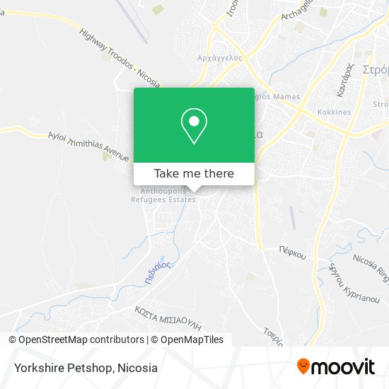 Yorkshire Petshop map