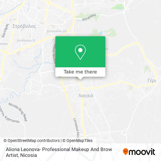 Aliona Leonova- Professional Makeup And Brow Artist map