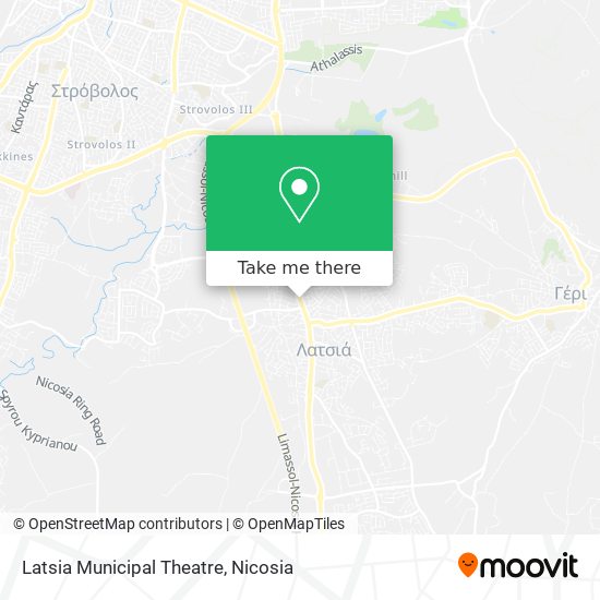 Latsia Municipal Theatre map