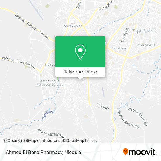 Ahmed El Bana Pharmacy map
