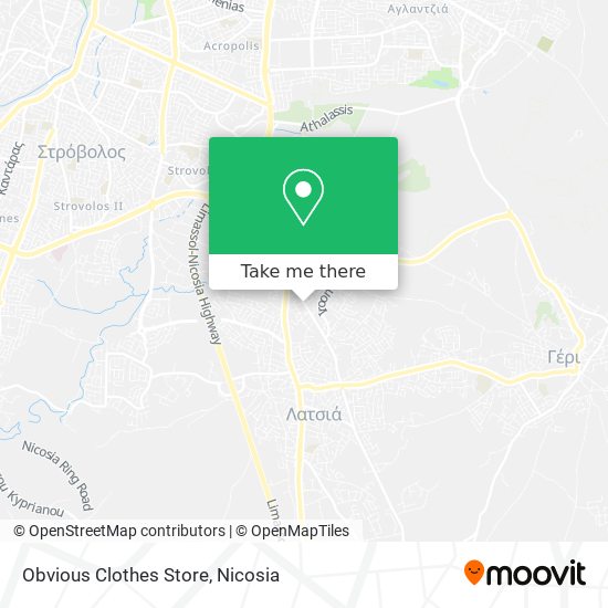 Obvious Clothes Store map