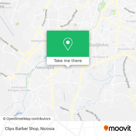 Clips Barber Shop map