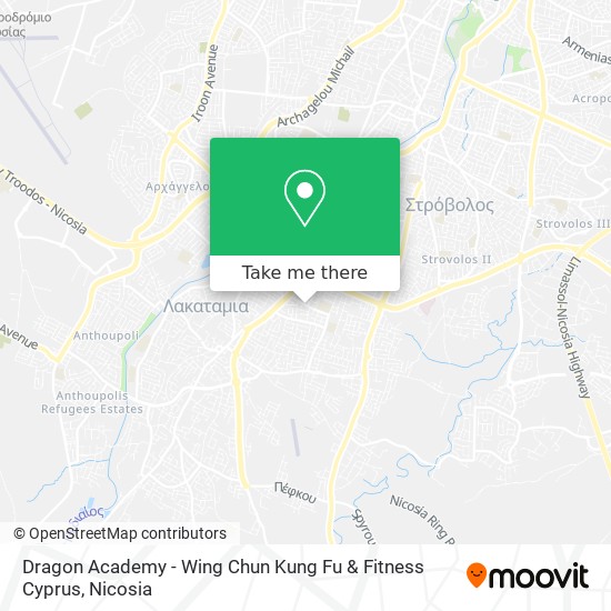 Dragon Academy - Wing Chun Kung Fu & Fitness Cyprus map