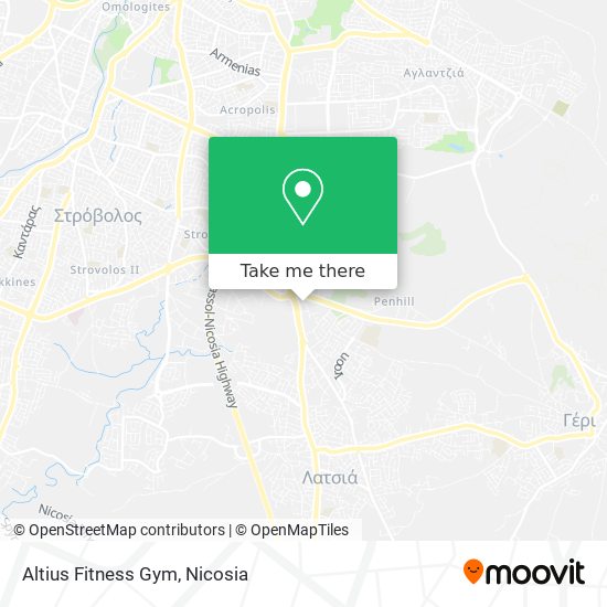 Altius Fitness Gym map