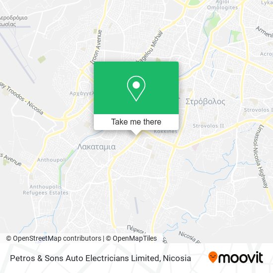 Petros & Sons Auto Electricians Limited map