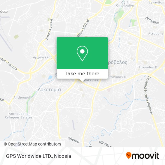 GPS Worldwide LTD. map