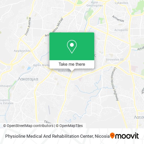 Physioline Medical And Rehabilitation Center map