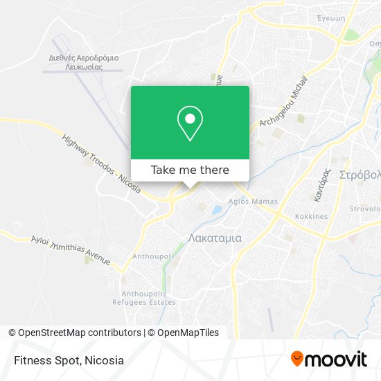 Fitness Spot map