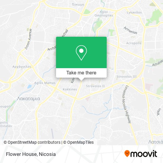 Flower House map