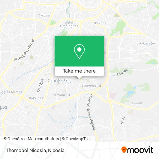 Thomopol Nicosia map