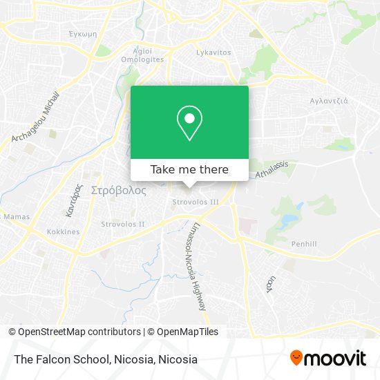 The Falcon School, Nicosia map