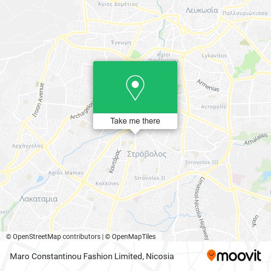Maro Constantinou Fashion Limited map