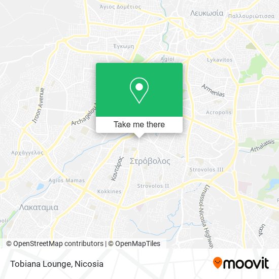 Tobiana Lounge map