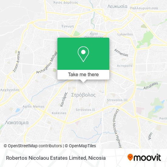 Robertos Nicolaou Estates Limited map