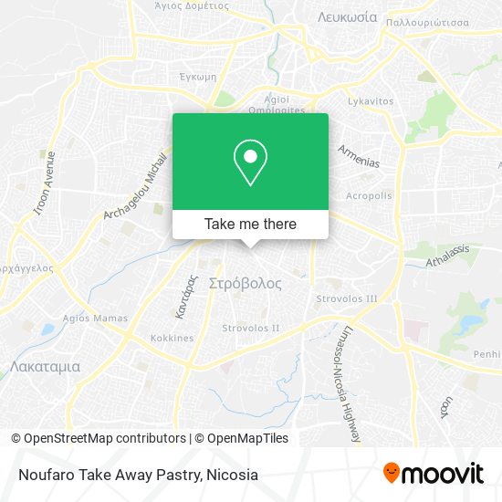 Noufaro Take Away Pastry map